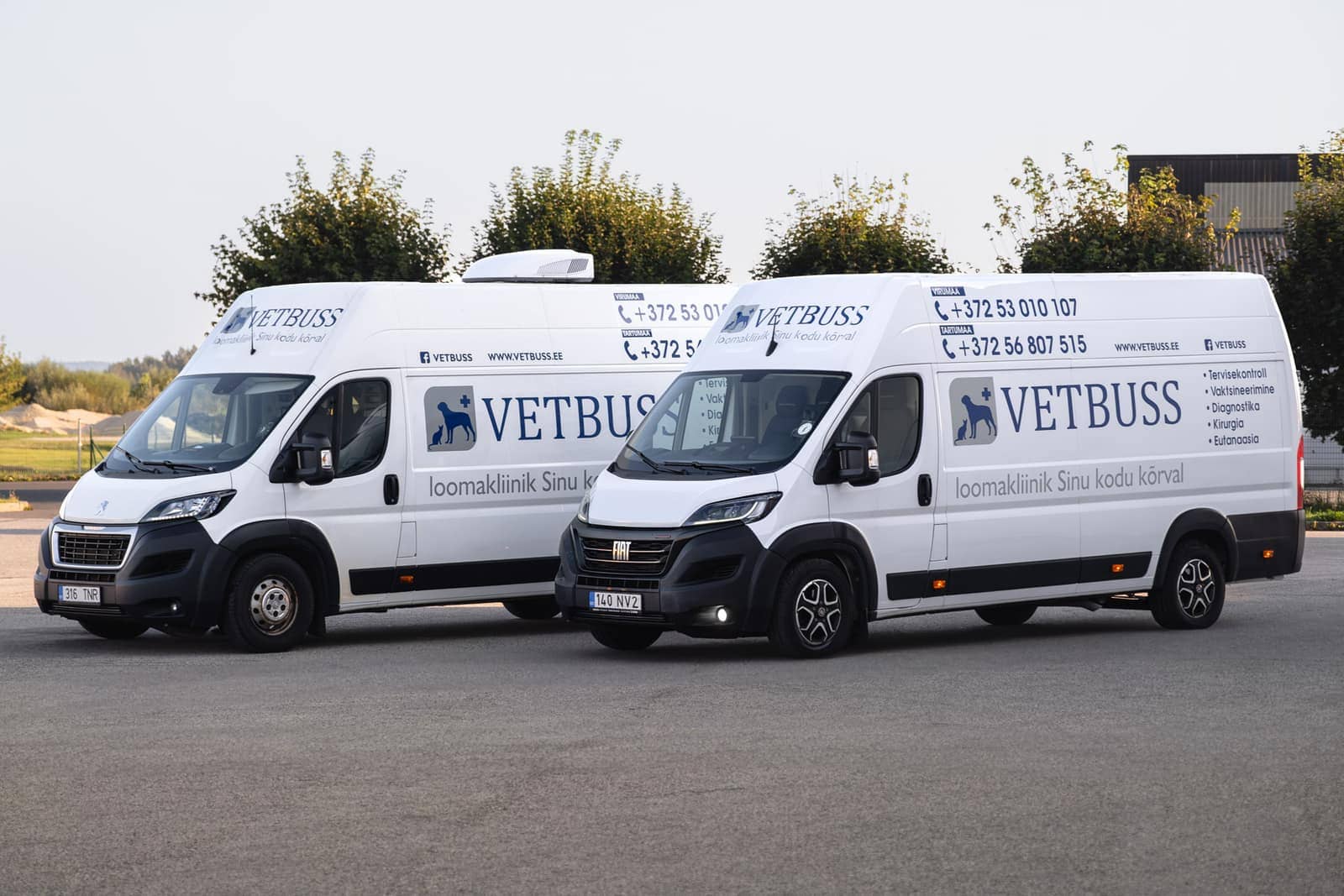 VetBussi mobiilsed loomakliiniku bussid